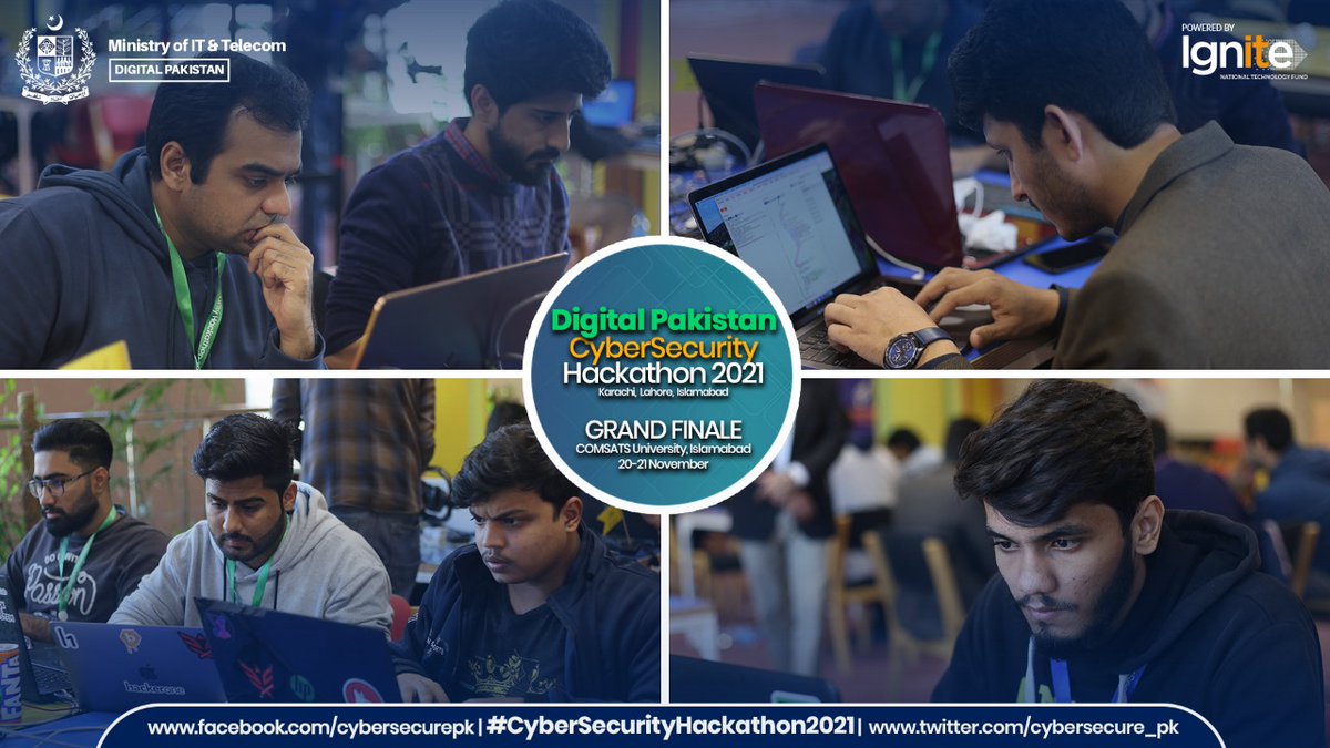 IgniteNTF's tweet photo. Day 2 - Grand Finale - Digital Pakistan Cybersecurity Hackathon 2021

Finalists competing in Application Exploitation (Including Web)category. 

Pakistan's 1st Nationwide Cybersecurity Hackathon powered by @IgniteNTF - @MoitOfficial , 

#CyberSecurityHackathon2021 https://t.co/yTCwp8PFZq