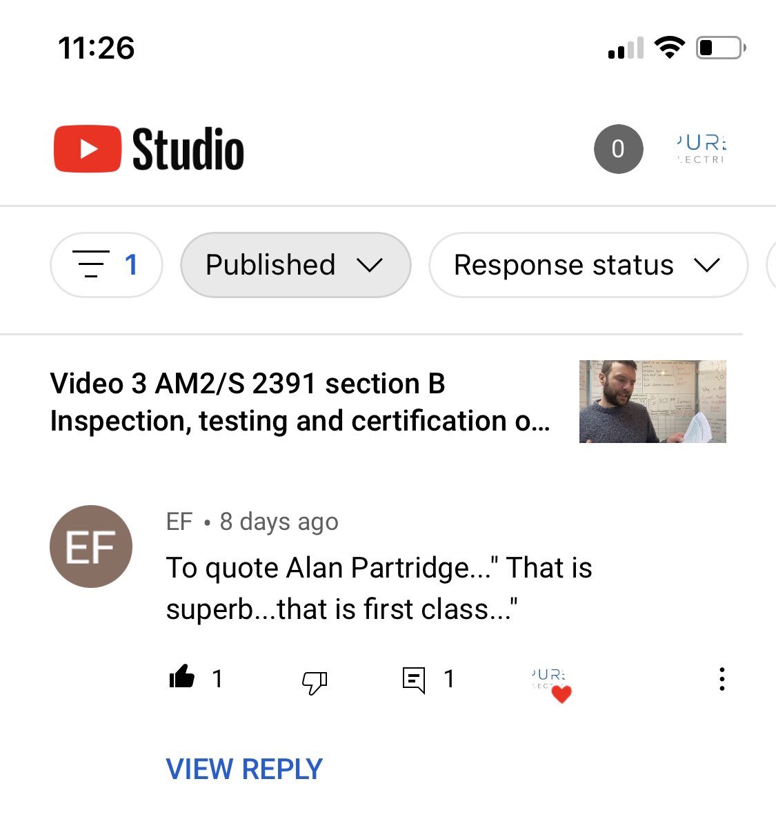 Adrianepdavey's tweet photo. Latest feedback regarding my #AM2 video playlist.
If you have yours coming up, or want to know what is involved then check out the link below
#AM2 #AM2S #AM2E https://t.co/cyVxdF27We
#training #electrical #apprenticeship https://t.co/W9wvjbLil8