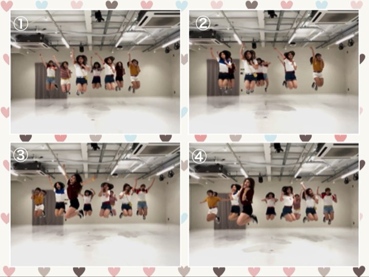 tee1299's tweet photo. めちゃくちゃ楽しかった🥺💗皆さん是非みてください！！みんな可愛すぎて何回も見たくなります！🤣

そして一回踊るのに4回ジャンプしてました🏃‍♀️最後の動画でもこのジャンプ力(笑)みんなほんとに頑張りました😠🔥思ってるより大変な曲です！！笑 https://t.co/uvOilP7K0F