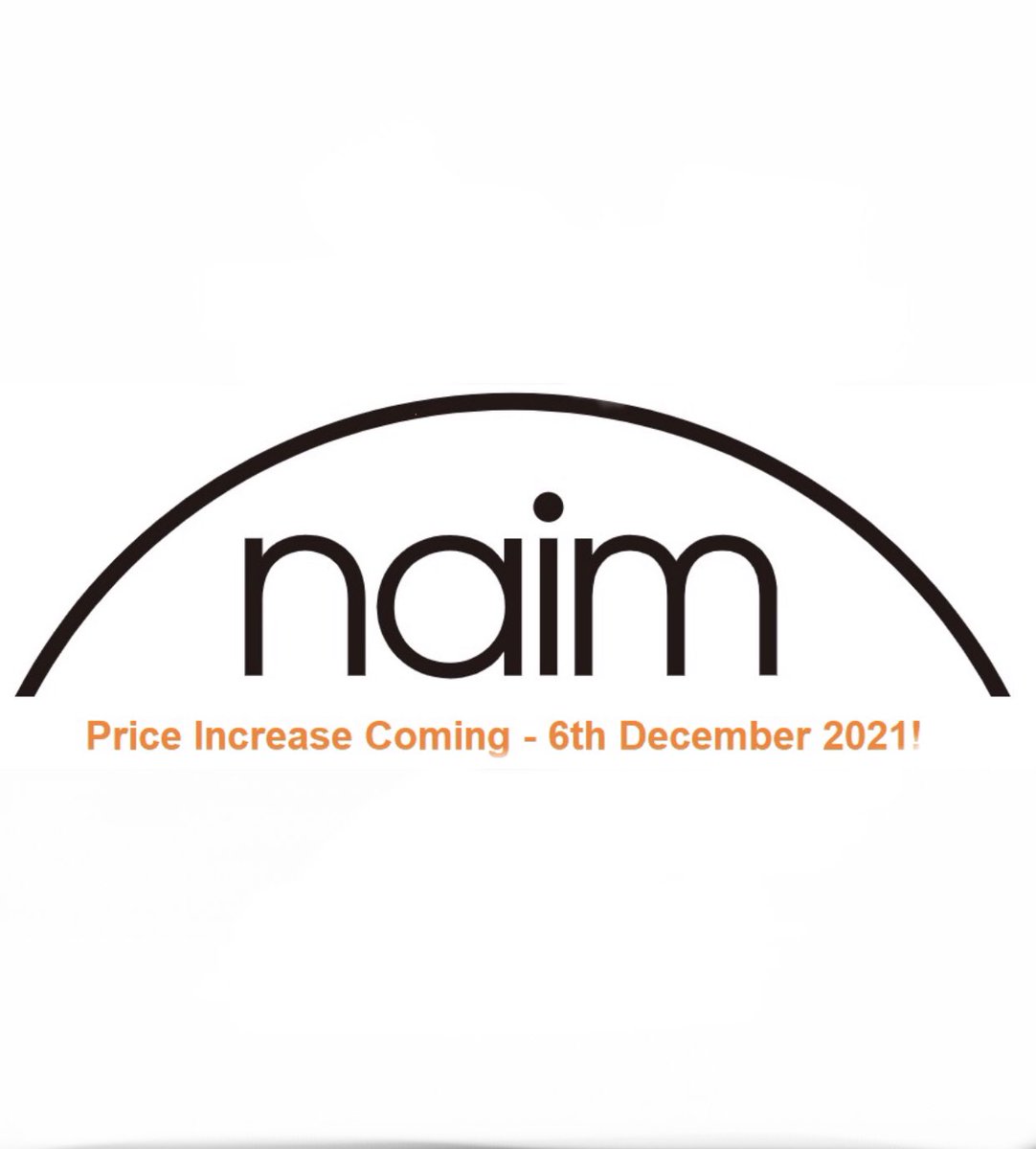 pjhifi's tweet photo. @NaimAudio price increase December. If you have been thinking about upgrading or buying a new #naim system now is the time to get your deposit down
#naimaudio #hifi #hifiporn #audiophile #musicstreamer #guildford #surrey #woking #farnham #godalming #petworth #haslemere #chobham https://t.co/xcTJsDaABY