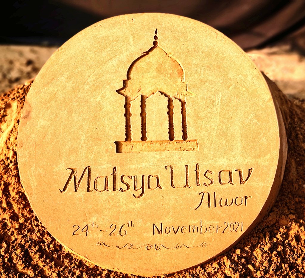 sandartistajay's tweet photo. welcome to #matsyautsav2021 #MatsyaFestival #alwar @my_rajasthan my sand art at #pushka https://t.co/MhFZZCUXaK