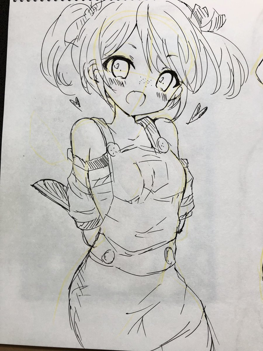 前に描いた美少女ホラーチャッキーとフレディ 