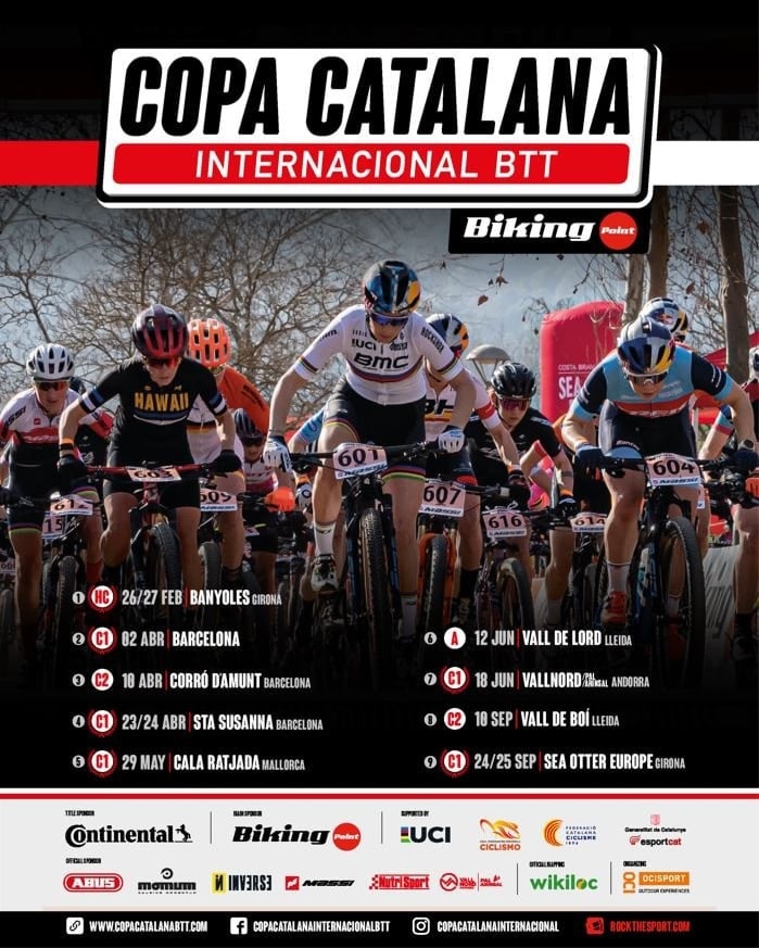 LA COPA CATALANA INTERNACIONAL BIKING POINT SEGUIRÁ ATRAYENDO EL MEJOR CICLISMO EN SU 20º ANIVERSARIO

#CCI #mtb #mountainbike #cycling #bike #bikelife #btt #xco #crosscountry