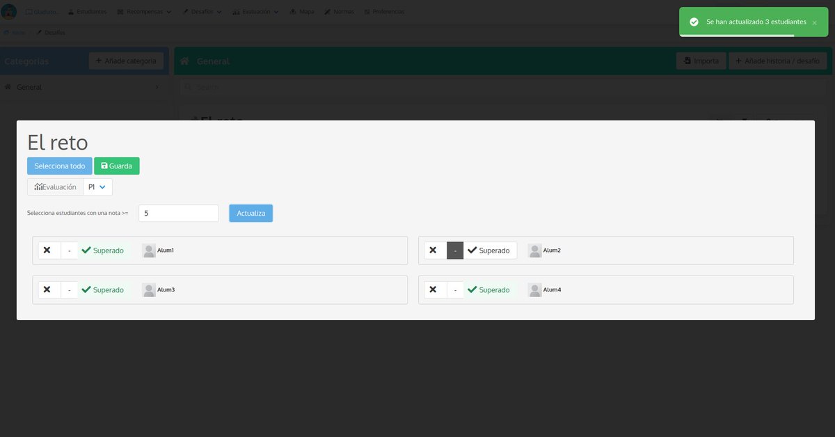 FantasyClassApp's tweet image. 🏰FantasyClass.app 1.94: nuevo tema de gladiadores y gladiadoras, se ha cambiado la gestión de equipamientos y se pueden enlazar desafíos y evaluaciones para marcar como superados los que tengan una nota superior a la marcada #FantasyClass #gamificación #gamification