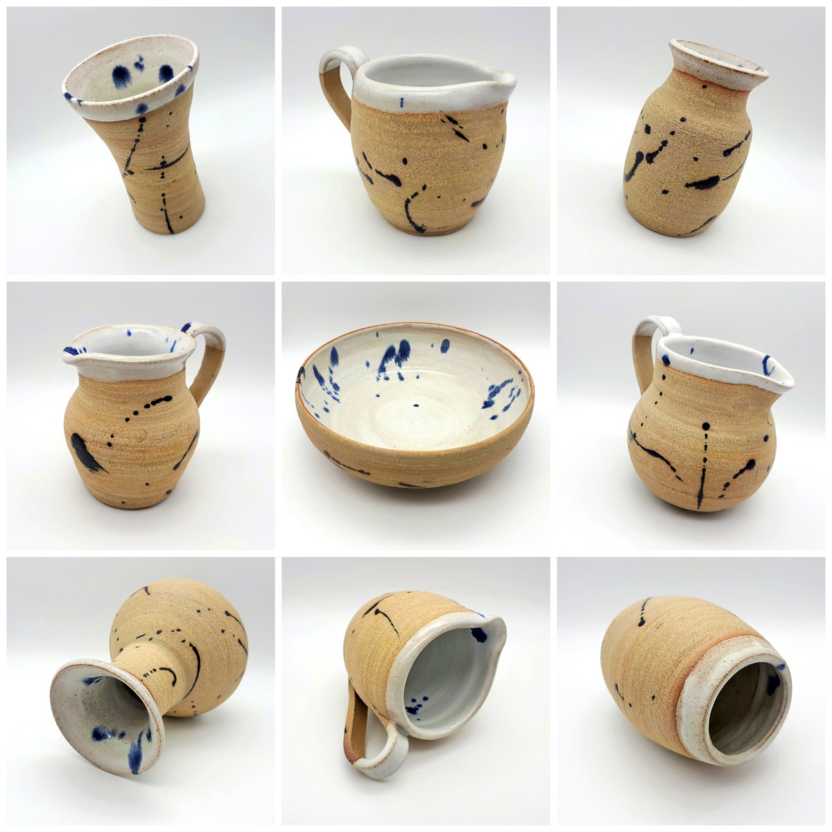 HayrackGallery's tweet photo. We have added to our collection of wheel-thrown vases, jugs and bowls from Bedfordshire based potter Peter Walkem, all in his signature Seaspray design. Call in and see our complete range next time you visit the @OldDairyFarmNN7, or see them in our online shop.
#shoplocal #ODF35 https://t.co/XprGwFg84i