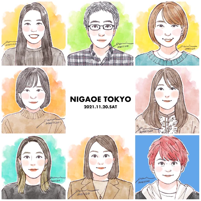 土日の2日間 新宿マルイ本館で開催されたNIGAOE TOKYO、無事終了しました👏✨
お越し頂いた皆さまのおかげで初めての似顔絵イベント楽しく描くことが出来ました🤍ありがとうございました! 