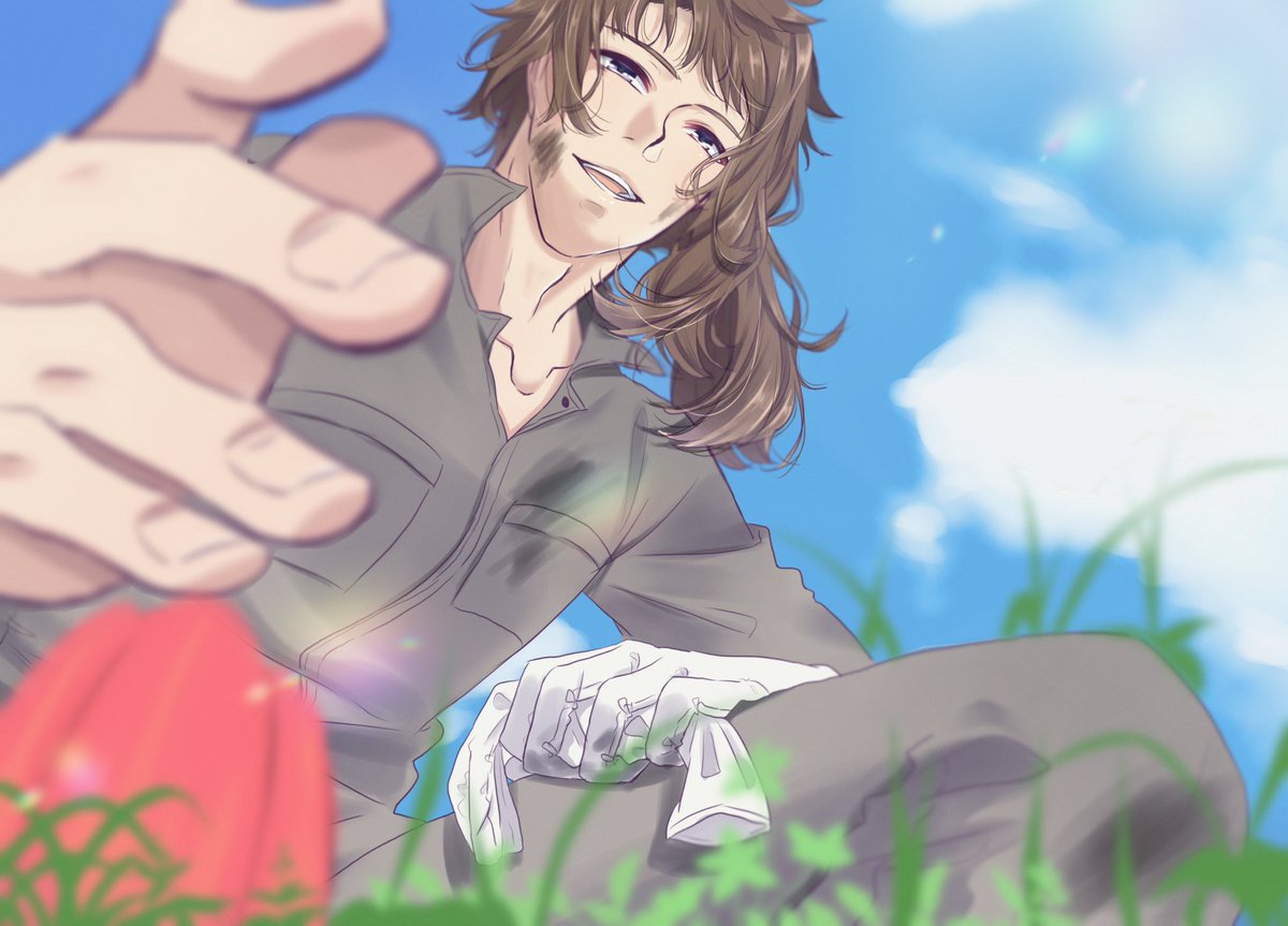 「綺麗に咲いた#GS4#御影先生 」|きなこのイラスト