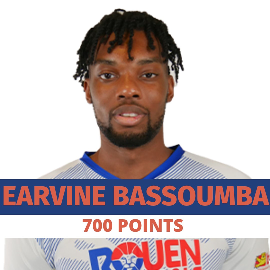 LNB Stats (@lnb_stats) on Twitter photo 700 POINTS : Avec 13 points contre Quimper, Earvine Bassoumba (<a href="/RouenMBasket/">Rouen Métropole Basket</a>) a passé le cap des 700 points en #ProB 700 POINTS : Avec 13 points contre Quimper, Earvine Bassoumba (<a href="/RouenMBasket/">Rouen Métropole Basket</a>) a passé le cap des 700 points en #ProB