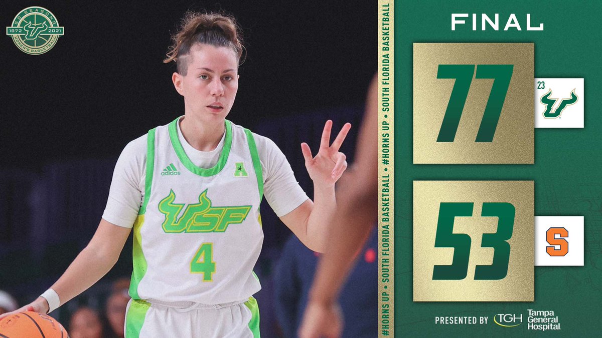 🔸 <a href="/USFWBB/">USF Women's Basketball</a> se llevó la victoria en su estreno en <a href="/B4AOfficial/">Battle 4 Atlantis</a> ante Syracuse 77-53. En las Bulls <a href="/Crisbermejo14/">Cristina Bermejo i Gil</a> sumó 2 puntos y 6 rebotes en 13 minutos.
