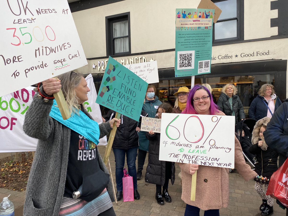 birthrightsorg's tweet photo. Maternity services need to be properly resourced to guarantee the rights respecting care everyone deserves. We #MarchwithMidwives today- great to see so many coming together to do the same. @midwivesmarch https://t.co/NEa7svD6TA