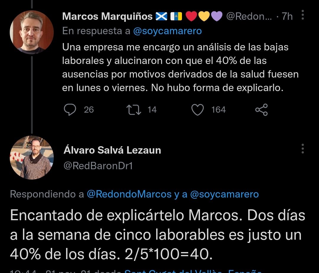 Quiero compartir esto con vosotros porque todavía me estoy riendo.