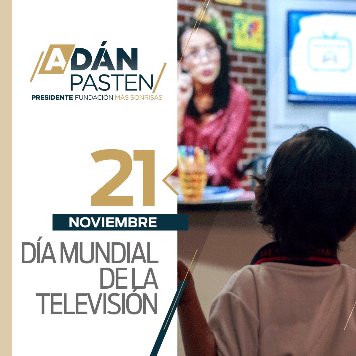 pasten_adan's tweet photo. El Día Mundial de la #Televisión, una efeméride que busca propiciar el uso responsable de la televisión como uno de los principales canales de difusión de información pública. https://t.co/rAlCwR3L2C