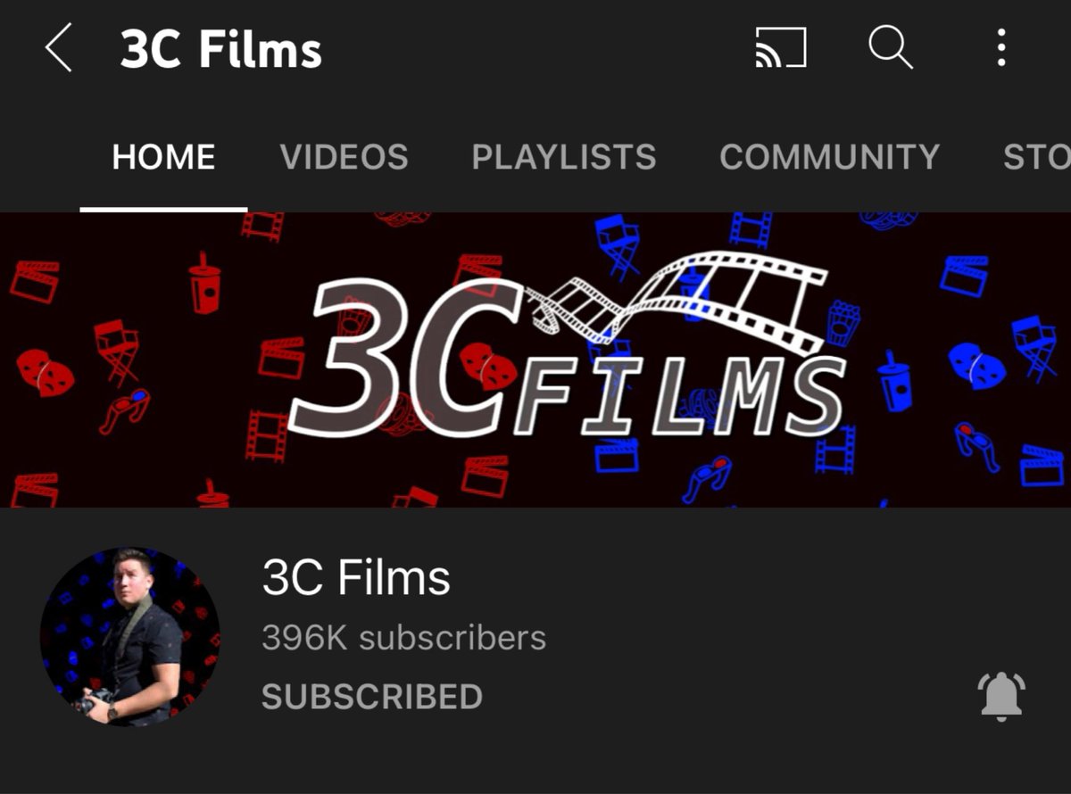 This is official back up account for the YouTube Channel 3C Films while I wait to get my previous twitter account (@3CFilm) unsuspended, if I can😅. Please follow and retweet if you wanna help me out🙏🏻