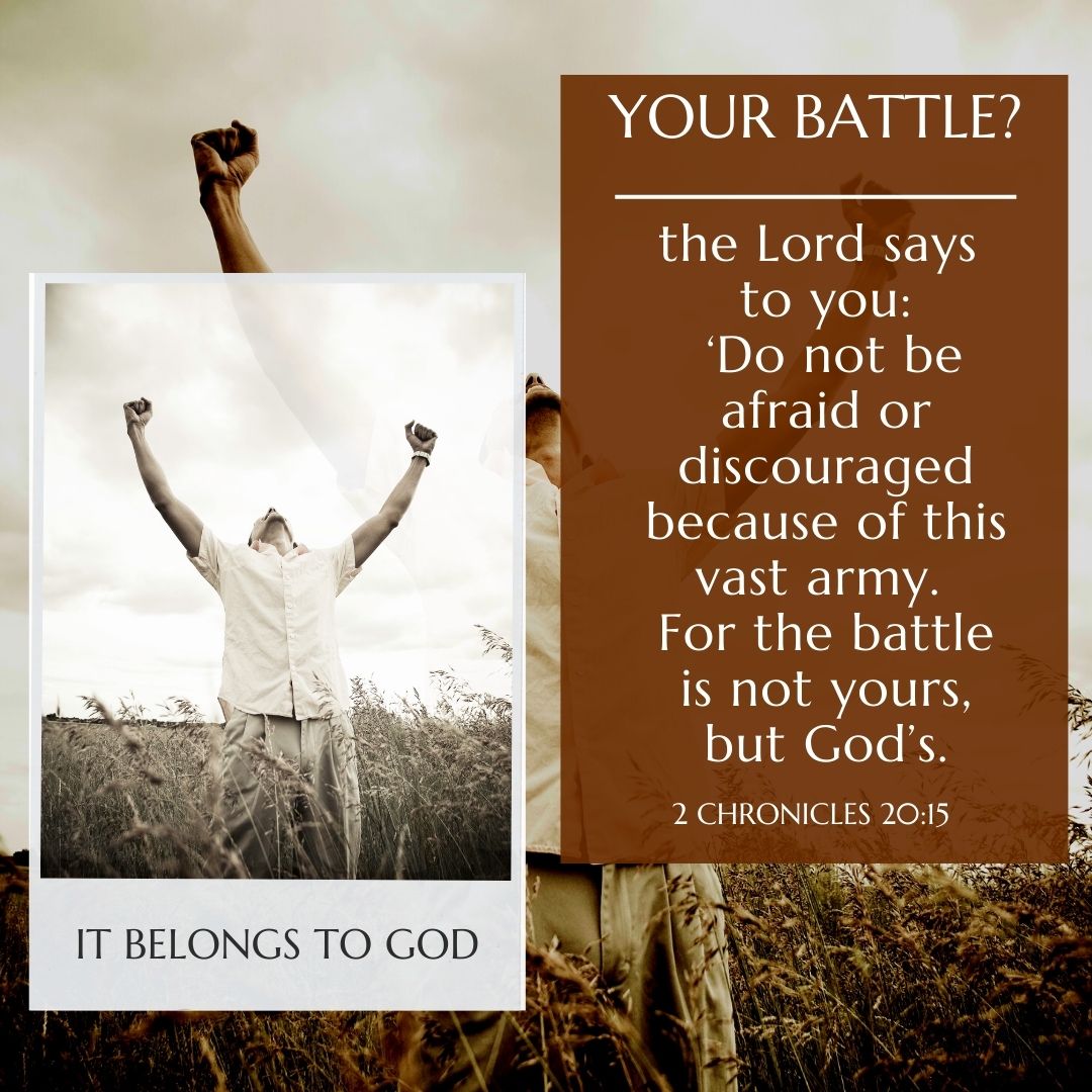 FreshRainFamily's tweet photo. Stop trying to carry or fight your battles on your own,  God loves and cares for you so very much, that your every battle is not yours... but His. https://t.co/95w0UiPStp