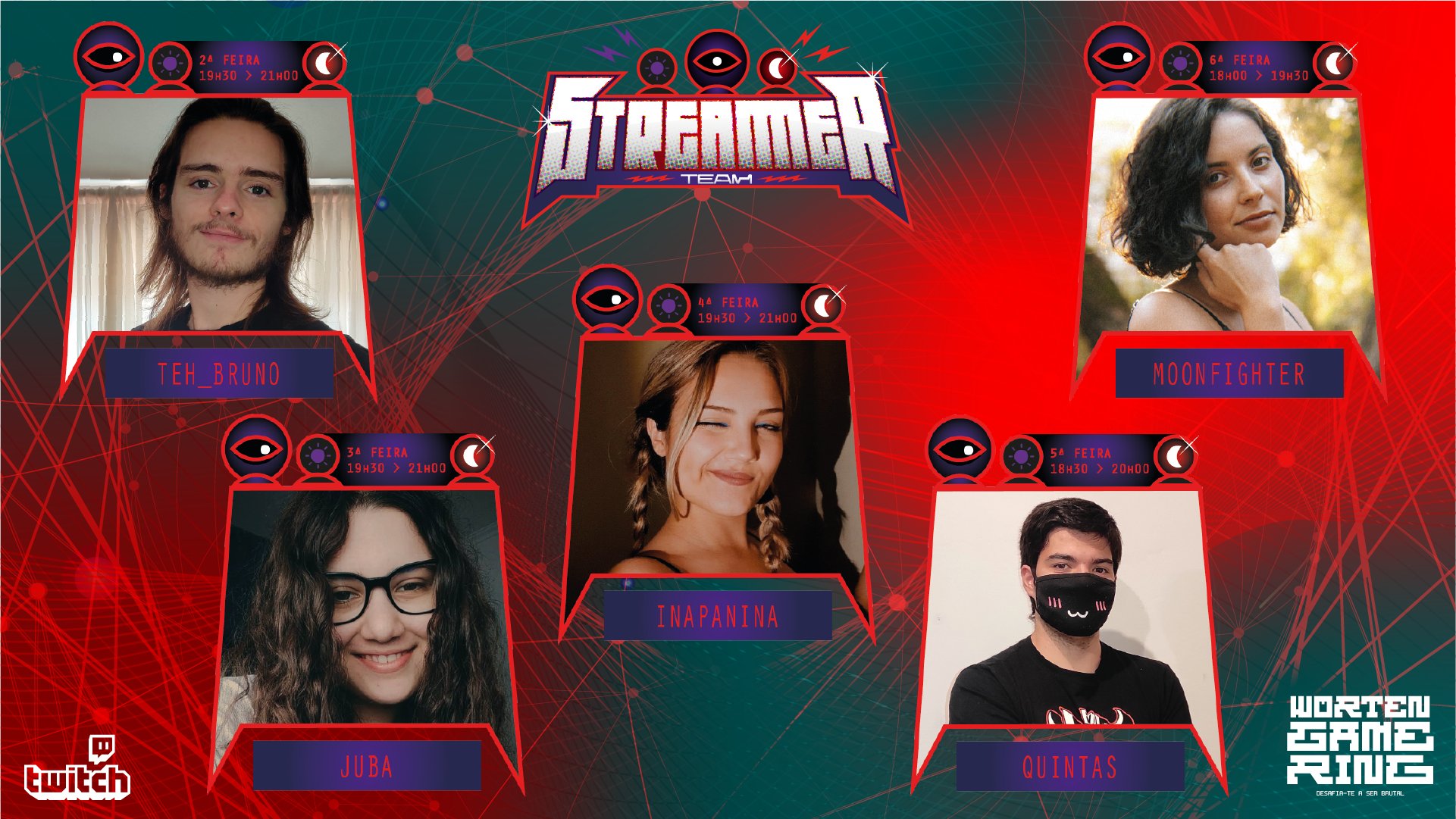 Worten Game Ring Streamer Team: A equipa mais brutal da Twitch