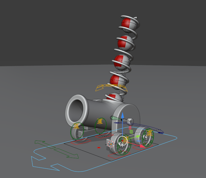 Bram_van_Vliet's tweet photo. Hi everybody. How do I make my rig react to gravity?
When I add a Copy Transform Bone Constraint to my Root bone which Targets a Mesh Object with an Active Rigid Body. The Cannonballs started to flip out when I ran the simulation???
#blender3d #b3d #physiscs #animation #help https://t.co/GOQ4AHdjwN