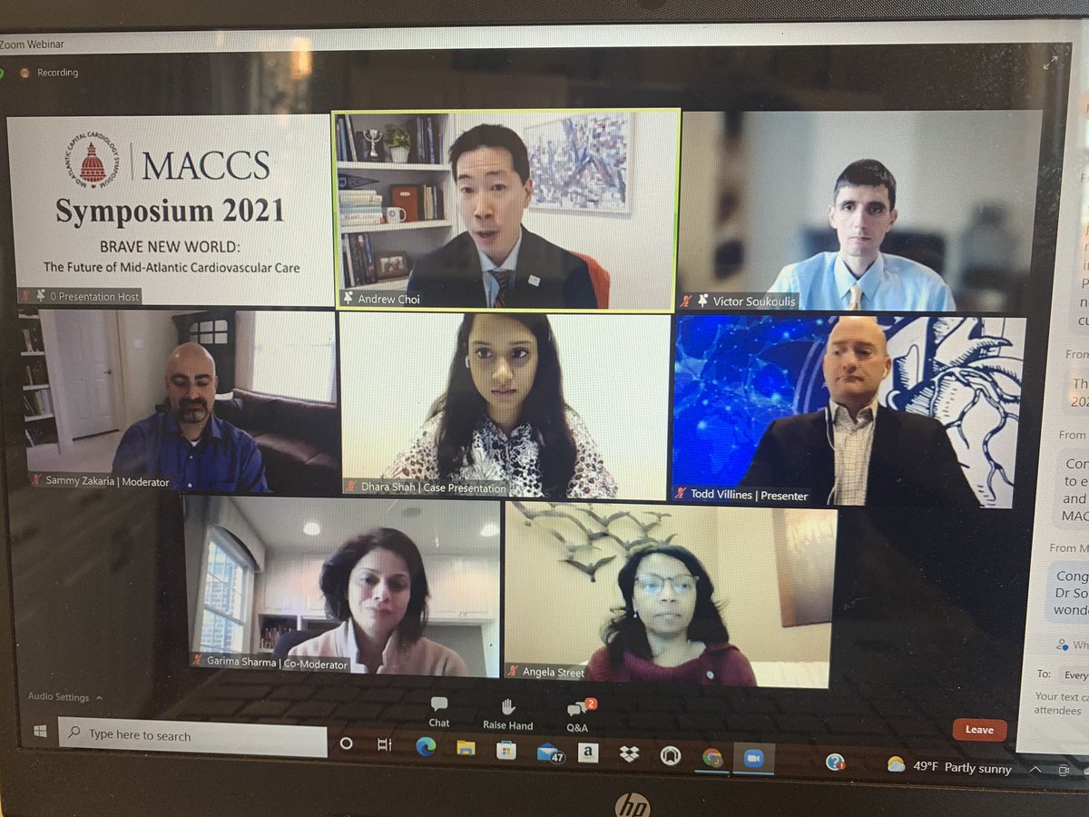 jae_patton's tweet photo. Congratulations to the #MACCS21 planning committee led by @AChoiHeart and @VSoukoulis - amazing symposium! #ACCCVT #ACCFIT #ACCWIC @ACCVirginia @ACCMaryland De ACC. @GarimaVSharmaMD @AngelaStreet17 @DrJMarine https://t.co/nfln8e69tg