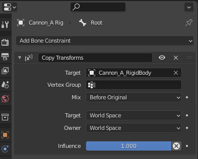 Bram_van_Vliet's tweet photo. Hi everybody. How do I make my rig react to gravity?
When I add a Copy Transform Bone Constraint to my Root bone which Targets a Mesh Object with an Active Rigid Body. The Cannonballs started to flip out when I ran the simulation???
#blender3d #b3d #physiscs #animation #help https://t.co/GOQ4AHdjwN