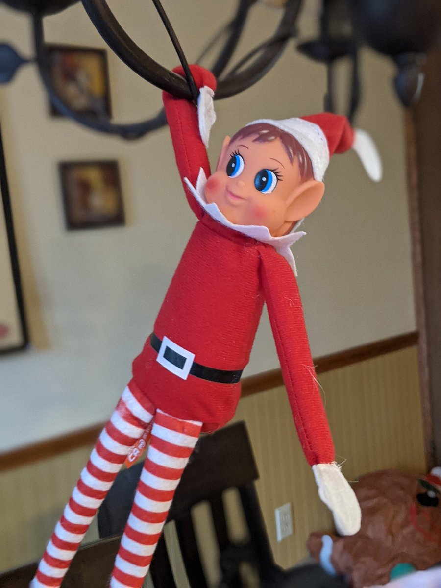 When you watch <a href="/ScottHanson/">Scott Hanson</a> and #NFLRedZone too much and your daughter names elf on the self after the one and only...Scott Hanson