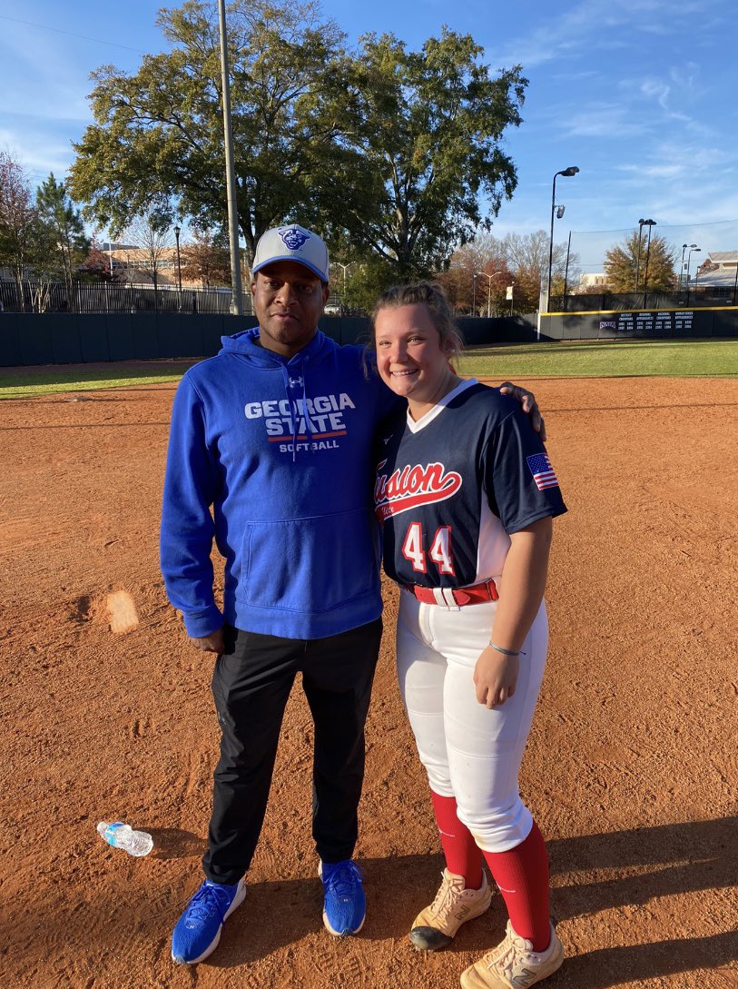 hcantrell65's tweet photo. It was a great day at the @KSUOwlsSB prospect camp, I have so many takeaways that will be used to better my game mentally and physically! It was so good seeing @CamdenDecker and Coach MacKay again as well as @SBCoachSav and so good to meet @Meg_Hill22 and Coach Rick @GSU_Softball https://t.co/mphqHPqVSB