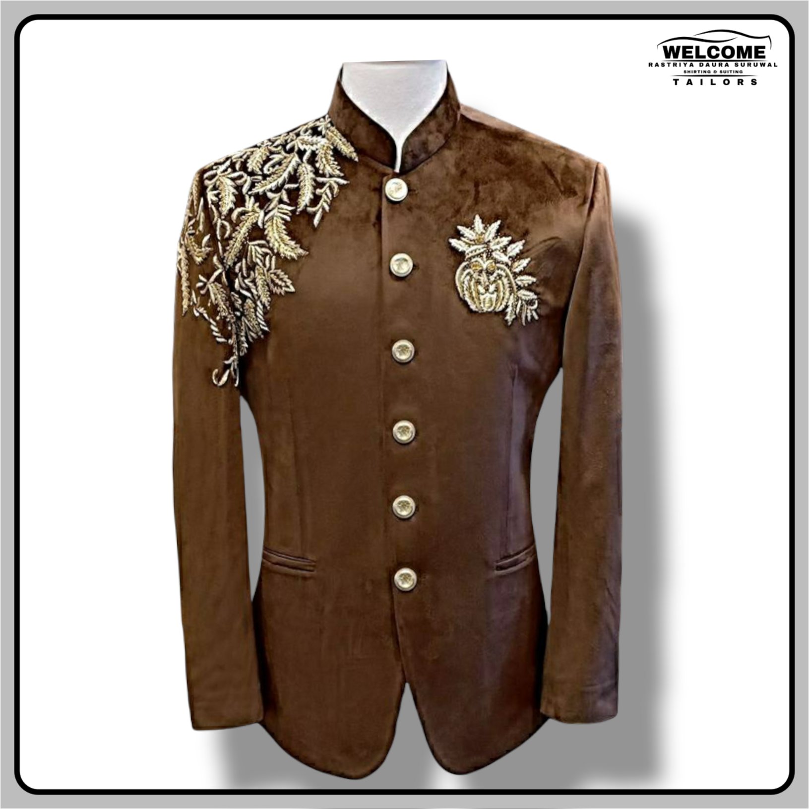 Prince Charming Costume, Royal prince's performance costume with gold  flowers | princecostume.store