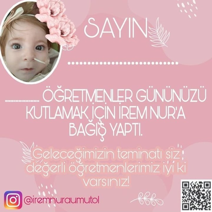 Dijital öğretmenler günü kartımızdan alıp  hem İrem kızımıza bağış yapmış hemde öğretmeninize hediye vermiş olursunuz.
 
@ireminkumbarasi  sayfamizla iletişime geçerek kişiye özel öğretmenler günü kartınızı hazırlatabilirsiniz.
#skijumpingfamily #w2011 #feypec #ONEPIECE1000