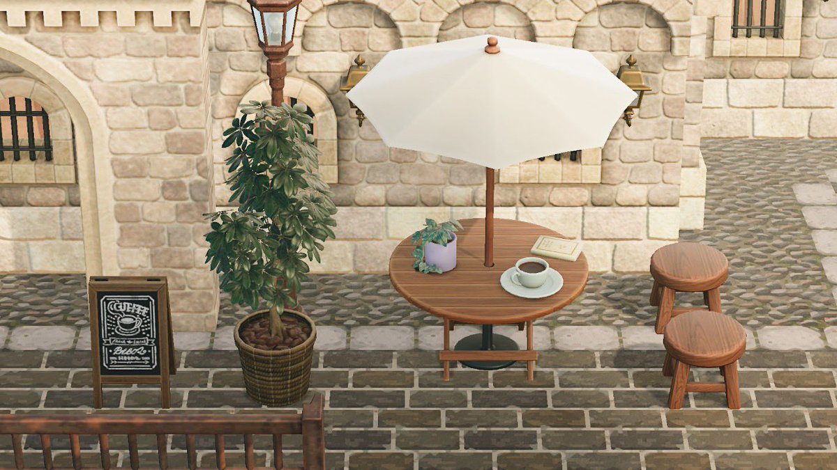 acnhamie's tweet photo. clover’s coffee shop is open for business🤎☕️☁️ https://t.co/qS82jtRjHi
