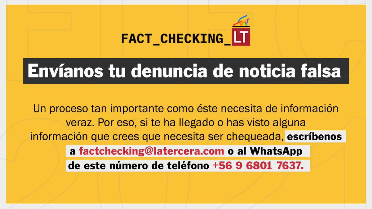 lesliona's tweet photo. #FactCheckingLT Acá nos pueden enviar información que necesitan sea chequeada. 👇🏻 https://t.co/ZO0mTh3Mqo