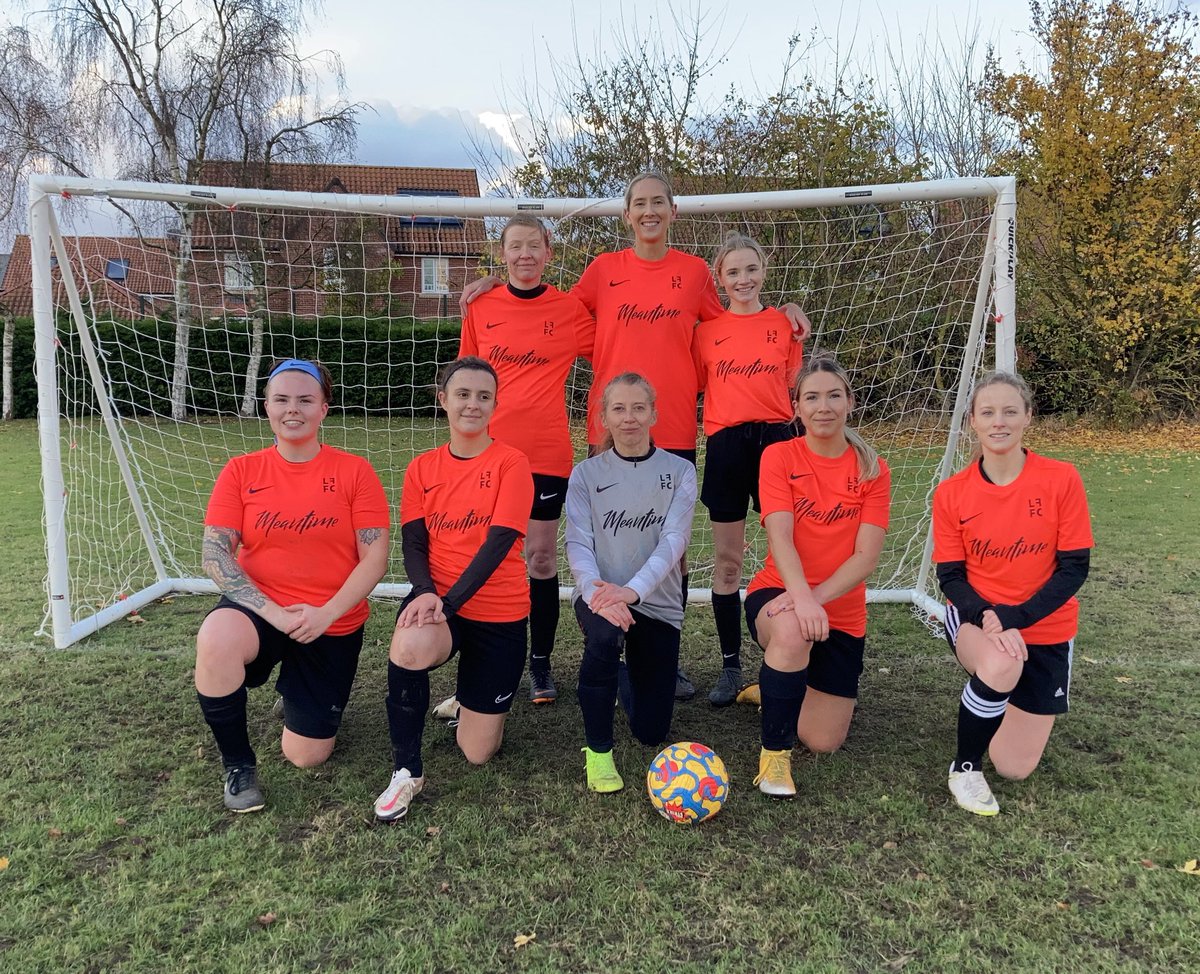 Brilliant but COLD 🥶 game today against super friendly <a href="/HorsfordFC/">Horsford F.C.</a> ladies 7s. After going ahead 3-0, they fought back to 3-2 at halftime. A pretty even 2nd half with no new goals means we take the win, but applaud the opposition for a great battle. <a href="/NWGFL/">NWGFL</a> #LFFC @MeantimeMediaCo