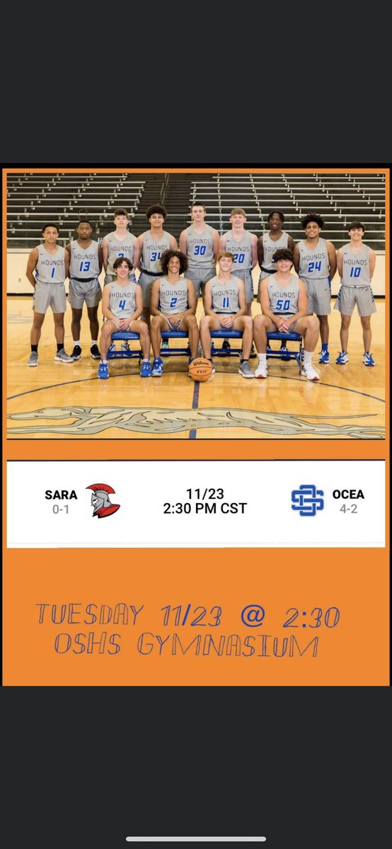 OceanSpringsBB's tweet photo. Back in action Tuesday!!! Come out and support your Greyhounds!!! https://t.co/E3Yx6rw8Hm