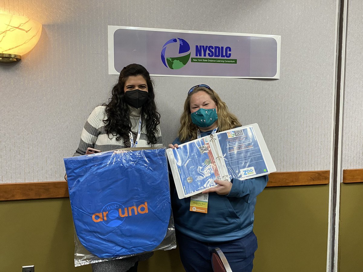 Winners of the first distance learning session of #nyscate21 - each session has two winners - one free virtual field trip and one web around!  <a href="/NYSDLC/">NYSDLC</a>