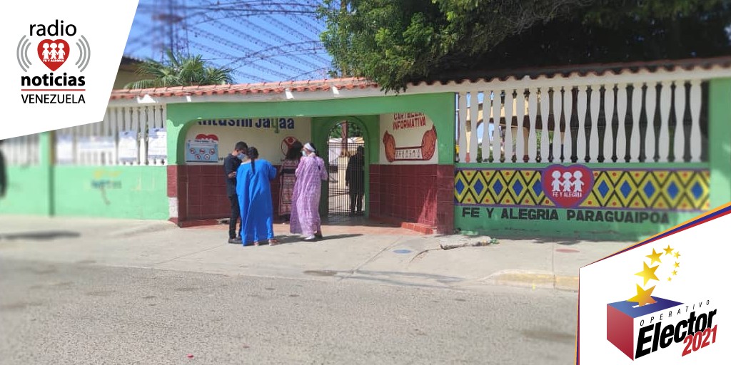 Radio Fe y Alegría Noticias on X: "Guajira: La escuela Fe y Alegría  Paraguaipoa permanece sin electores esperando para entrar. 1:15pm  #Elector2021 🗳 https://t.co/WVHc7Uzlyk" / X