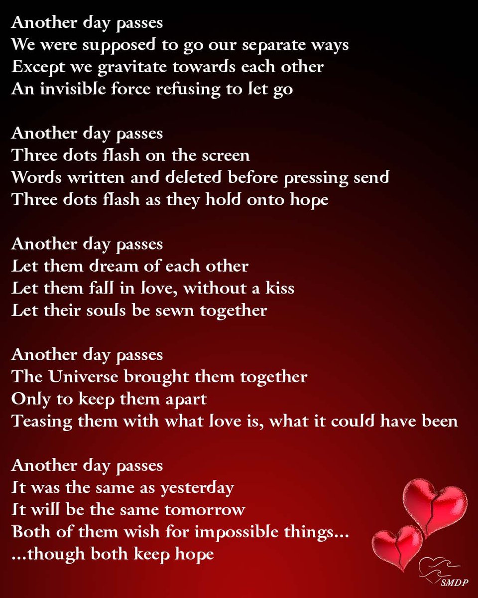 Another day passes -  A poem about lost love #poem #poet #sadpoem #lovepoem #WritingCommunity