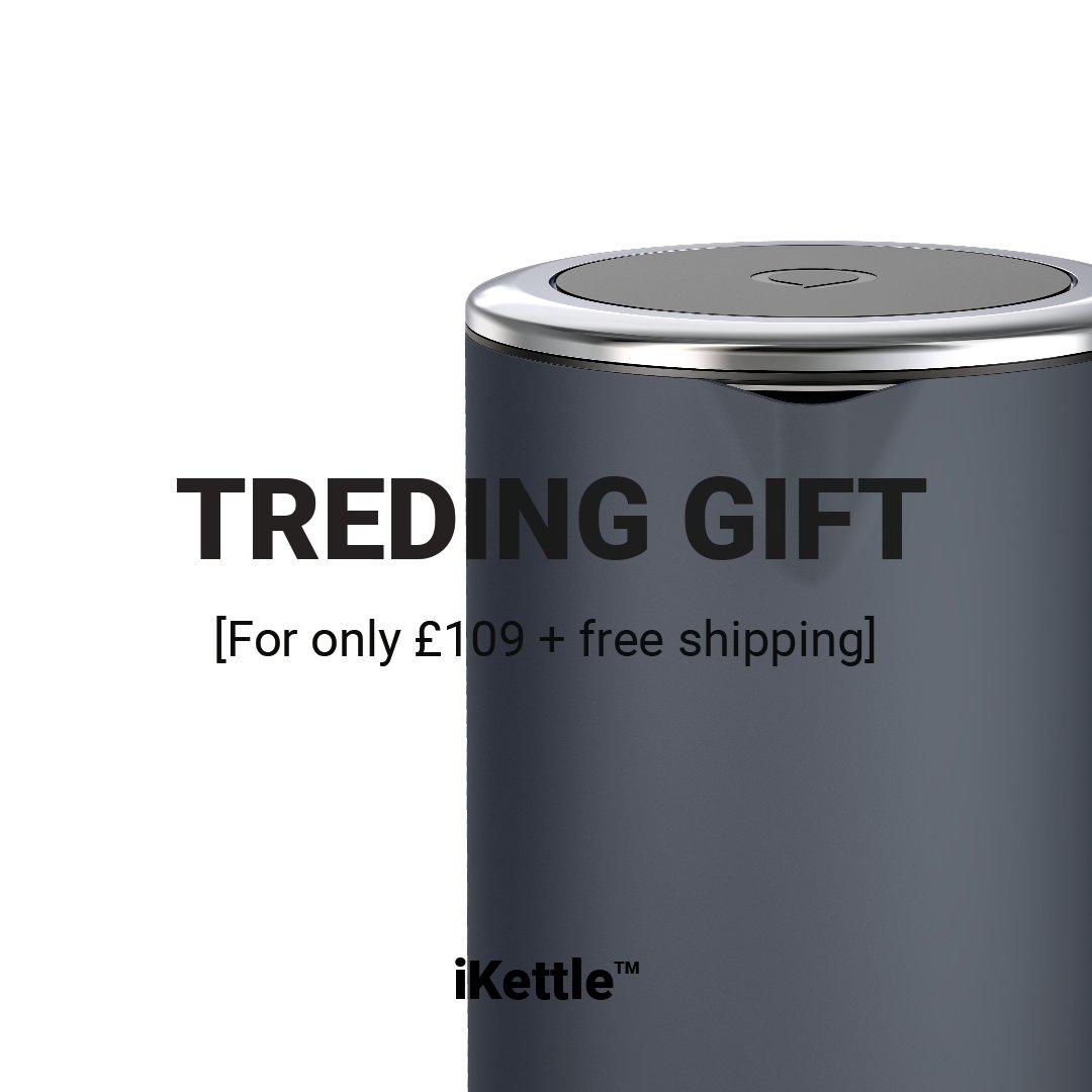 When it's time for a hot drink, you'll want a smart kettle that's up for the job. Make sure yours is energy-efficient, long-lasting and easy to use.

l8r.it/SVVM

*The iKettle Monochrome Dark Grey &amp; Chrome is available to the EU only. 

#blackfridayuk #blackfriday2021