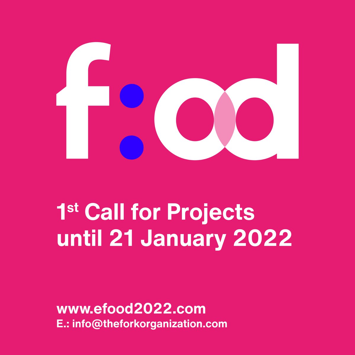 The FORK Organization will be organizing the 3rd International Food Design and Food Studies Conference in April 2022. The call for papers and projects are open until 21 January under the theme Experiencing and Envisioning Food: Designing for Change #food #fooddesign #efood2022