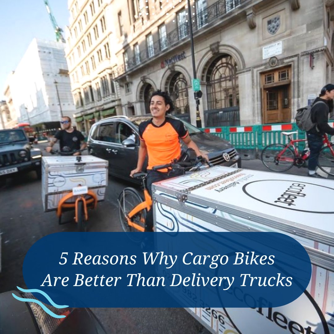 theecofleetcom's tweet image. A bike delivery courier service in many cases is your best choice. Let&apos;s look at a few reasons why. 📦

Cargo bikes can handle almost anything.
They are cheaper.
They are faster than cars.
They are good for traffic.
They are good for the environment.
.
#logistics #London