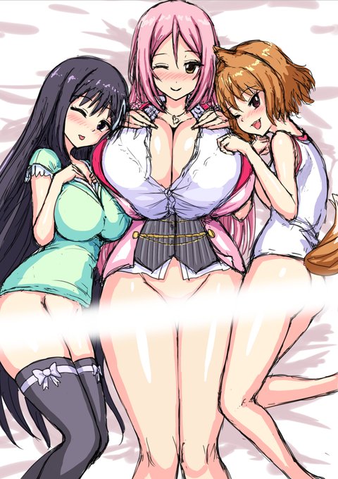 乳ドルから天音と桃夏と姫ラクガキ♪ 