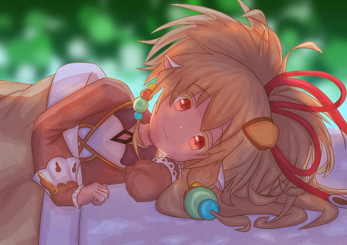 whitechoco1999's tweet photo. 先ほどのマキラの絵の明るさを調整して再掲載。これで多少は目に優しくなったかな？
＃グラブルファンアート https://t.co/Q2cZDGPnUz