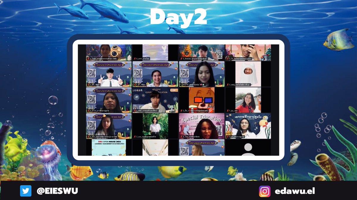 EIESWU's tweet photo. 📸จบไปเเล้วนะคะสำหรับกิจกรรมในวันสุดท้ายของ #SWUOPH2021 🥳 ขอขอบคุณน้องๆทุกคนที่ให้ความสนใจเเละเข้าร่วมกิจกรรมสนุกๆกับพวกเรา เเล้วพบกันใหม่ปีหน้าน้า ไว้เจอกันค่าา ⚡️✨

#ReadyPlayerSWU #SWUArcade #ทีมมศว #dek65 https://t.co/R3jTmS8WfJ