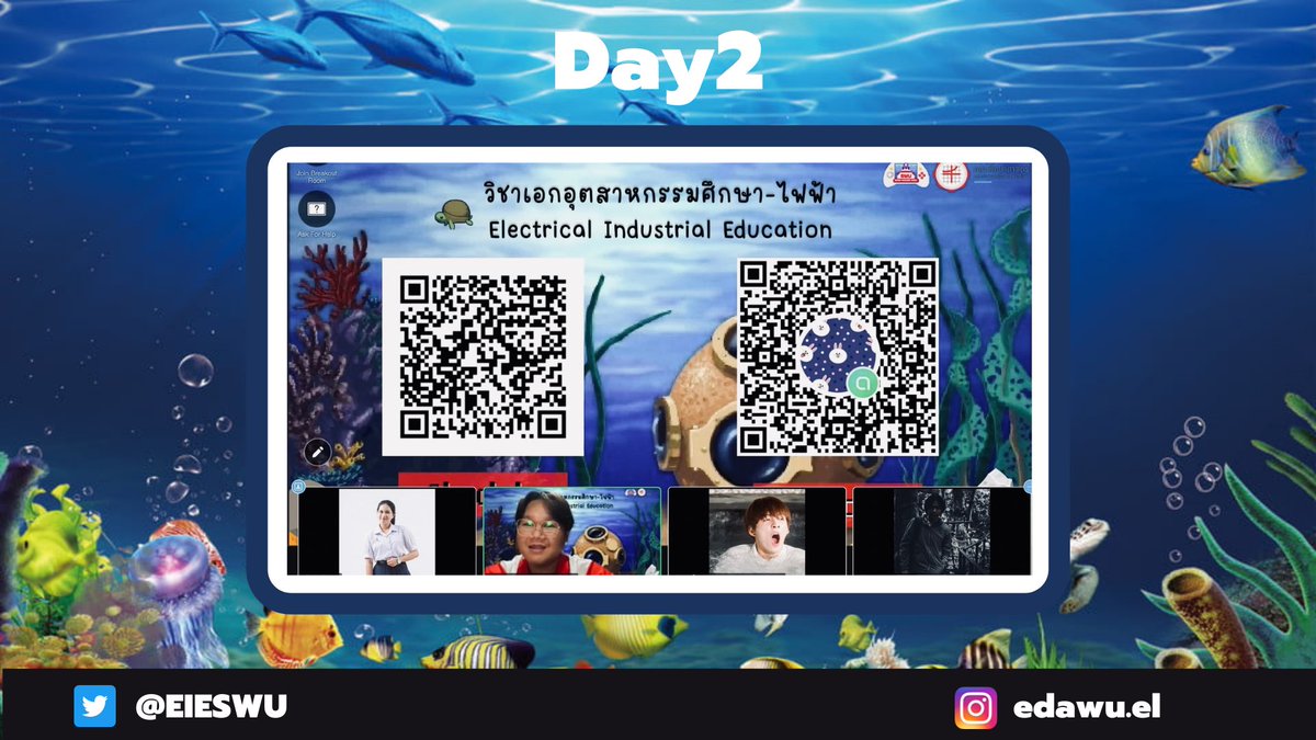 EIESWU's tweet photo. 📸จบไปเเล้วนะคะสำหรับกิจกรรมในวันสุดท้ายของ #SWUOPH2021 🥳 ขอขอบคุณน้องๆทุกคนที่ให้ความสนใจเเละเข้าร่วมกิจกรรมสนุกๆกับพวกเรา เเล้วพบกันใหม่ปีหน้าน้า ไว้เจอกันค่าา ⚡️✨

#ReadyPlayerSWU #SWUArcade #ทีมมศว #dek65 https://t.co/R3jTmS8WfJ