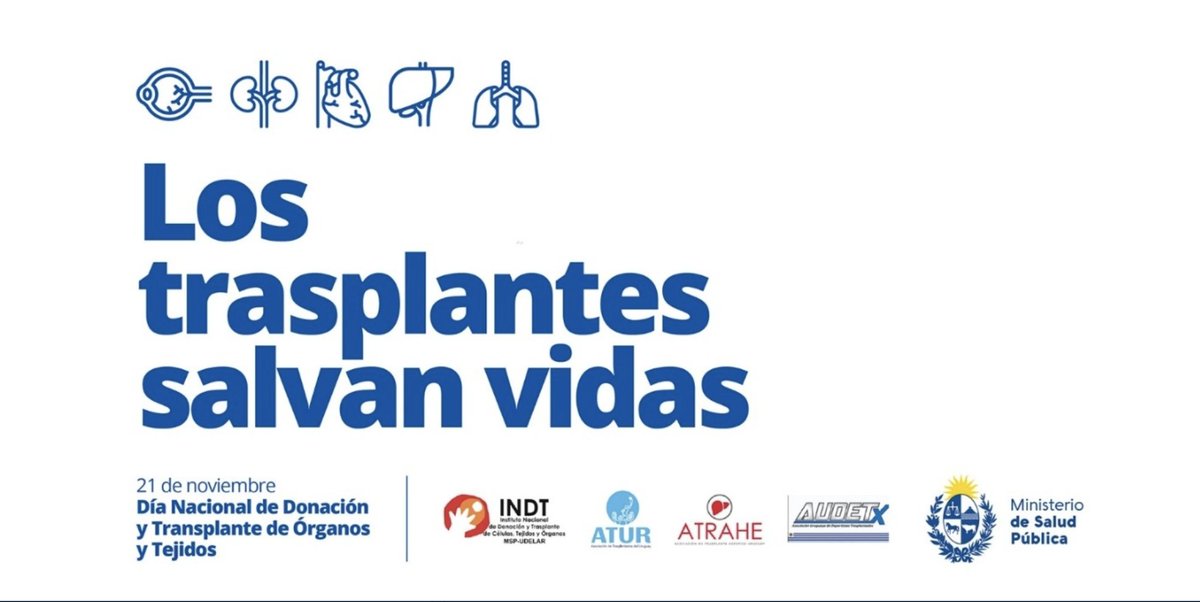 Dr_Julio_Medina's tweet photo. Día Nacional de Donación y Transplante de Órganos y Tejidos (Tercer domingo de Noviembre)
Instituto Nacional de Donación y Trasplante de Células, Tejidos y Órganos. #INDT
@MSPUruguay @hcmquintela @hcmquintela @Infectologia_uy https://t.co/QYIPD0BMo6