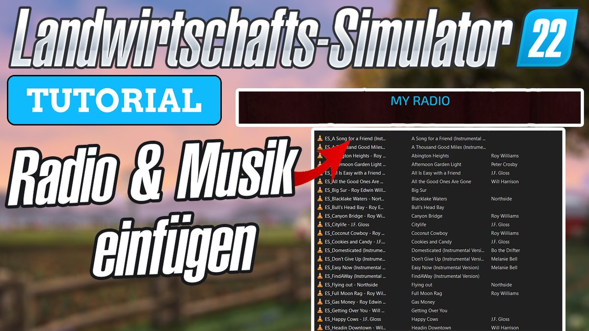LS22 Musik einfügen - So fügst du Musik in den LS22 ein.

► Zum Video: youtu.be/usM-Bj6YMFA

#LS22 #FS22 #LandwirtschaftsSimultator22 #LS22News #FarmingSimulator22 #FarmingSimulator