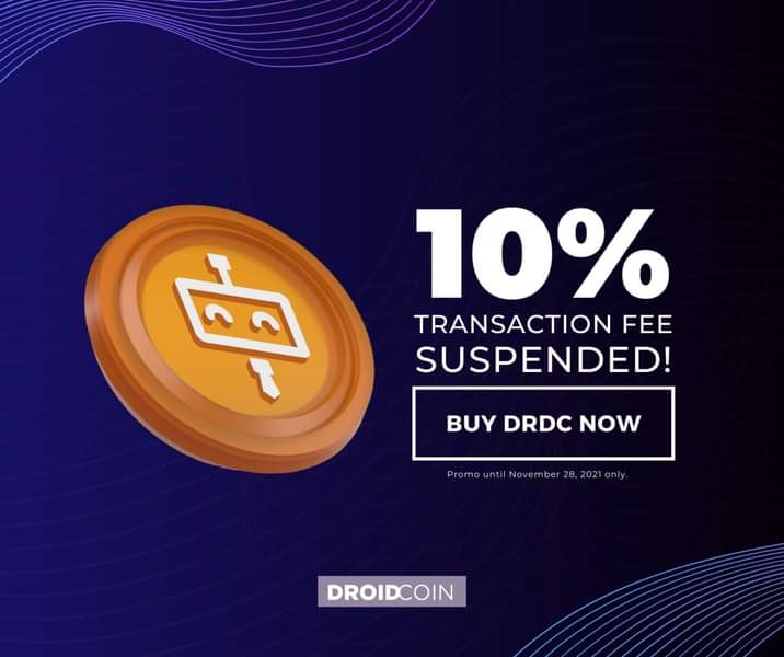 wearedrdc's tweet photo. LIMITED TIME ONLY! ⏳

The 10% transaction fee is suspended for one week (until November 28, 2021, 12PM UTC) and the max transaction limit is increased from 100K to 1M. Get yours at PancakeSwap (PCS)! 

👉 PCS tutorial: https://t.co/BTy6WQnt4l

#droidcoin #DRDC #BSC #tamadroid https://t.co/YopuJsjVvH