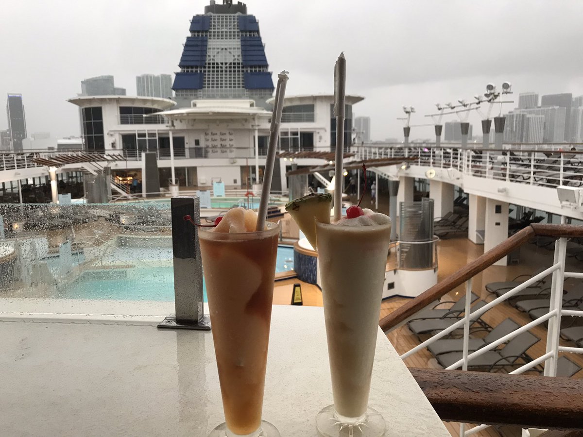 realfoodtravel's tweet photo. We’re on @CelebrityCruise Summit ship to a jaunt to @VisitTheBahamas Both the ship and Naussau and Bimini have strict but reasonable precautions - I feel safer than going to the grocery store. #RFTCelebritySummit #IsntItTime https://t.co/DM0sSywtWn