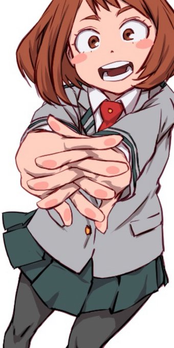 制服お茶子 Gペン12 #ヒロアカ 