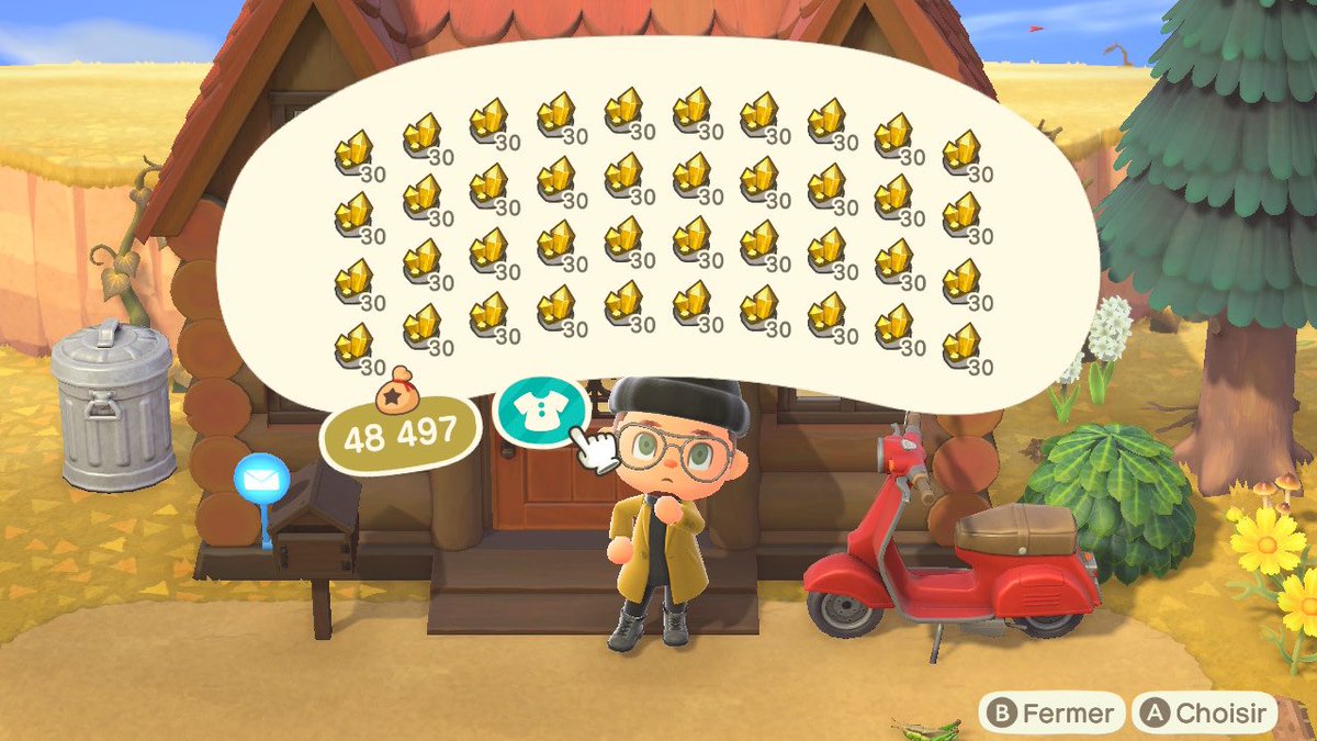 ~Concours~ 

Tente de remporter 1 200 pépites d’or 
( 12 000 000 de clochettes !) 

Pour participer : 
RT + follow 
Résultat le 24/11 

Bonne chance ! 😁
#acnh #ACNHgiveaway #ACNHEntraide