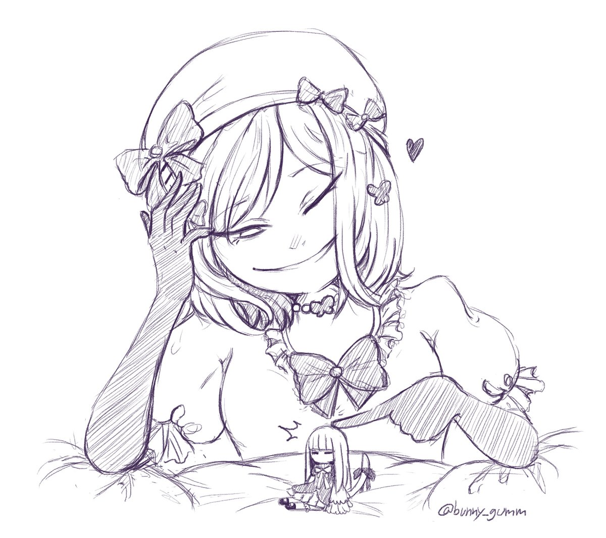 bunny_gumm's tweet image. Lambda sketch 🧁🍰
#Lambdadelta #umineko #uminekochiru #うみねこのなく頃に #WTC #うみねこ #Ryukishi07 #uminekolambda #sketch  #whentheycry #bernkastel