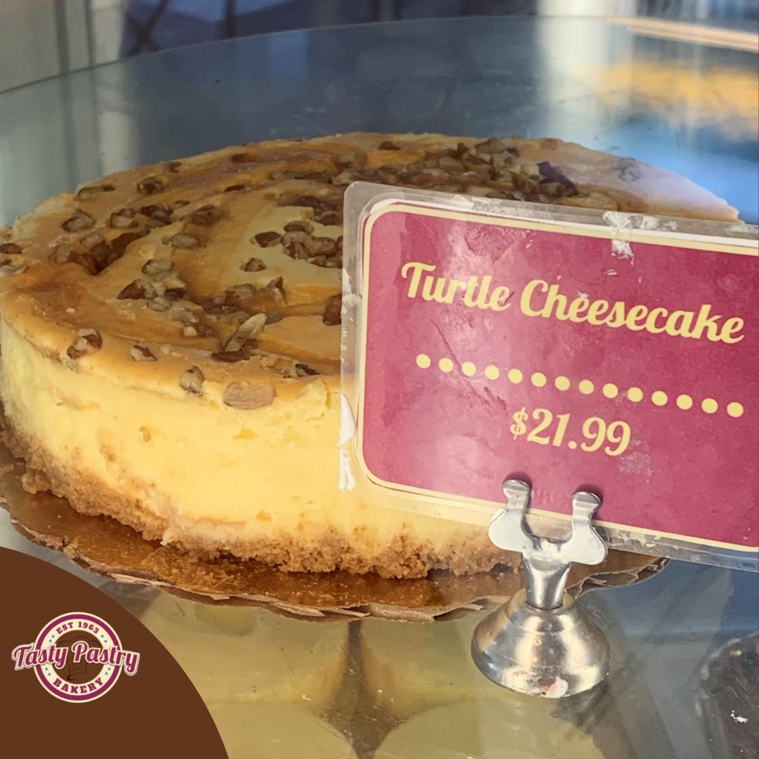 TastyPastryFL's tweet photo. #TurtleCheesecake! That's the whole post.
#TastyPastryBakery #Cheesecake https://t.co/1W89DUv3gj