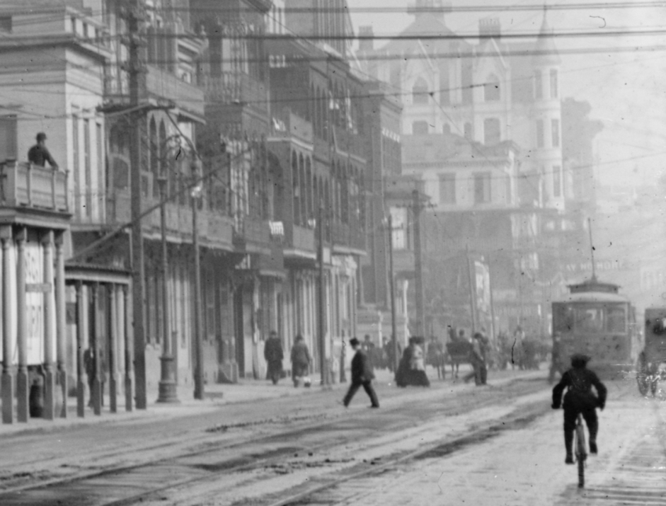 nolacampanella's tweet photo. Various downtown New Orleans street scenes, 115-120 years ago. https://t.co/Dhp4K1yQAf