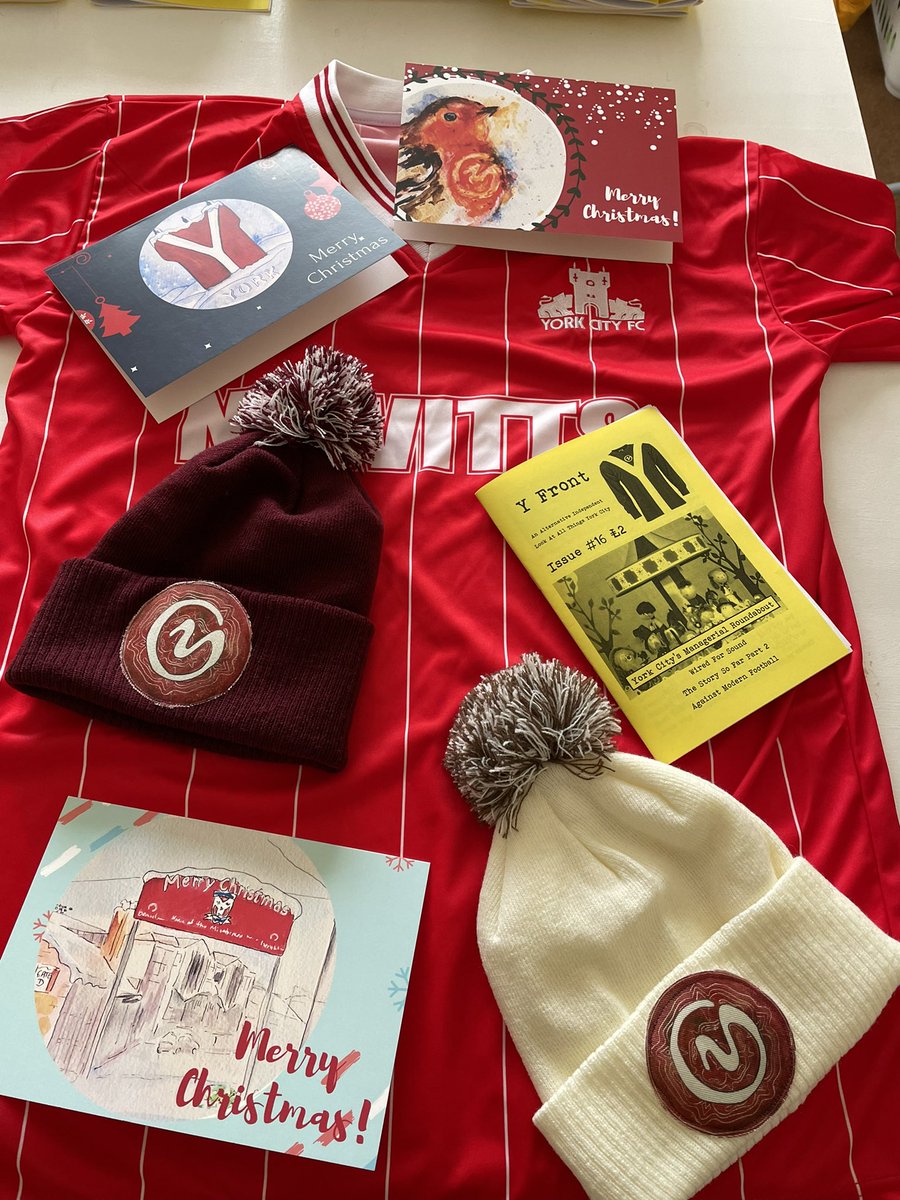 Y Front News

Thanks for the positive feedback on the fanzine. It’s most appreciated. We still have more in stock 

Bobble hats now back in stock and it’s getting bloody cold! More Pink hopefully by Tuesday 

Christmas Cards now available 10 for £8

yfrontfanzine.bigcartel.com #ycfc